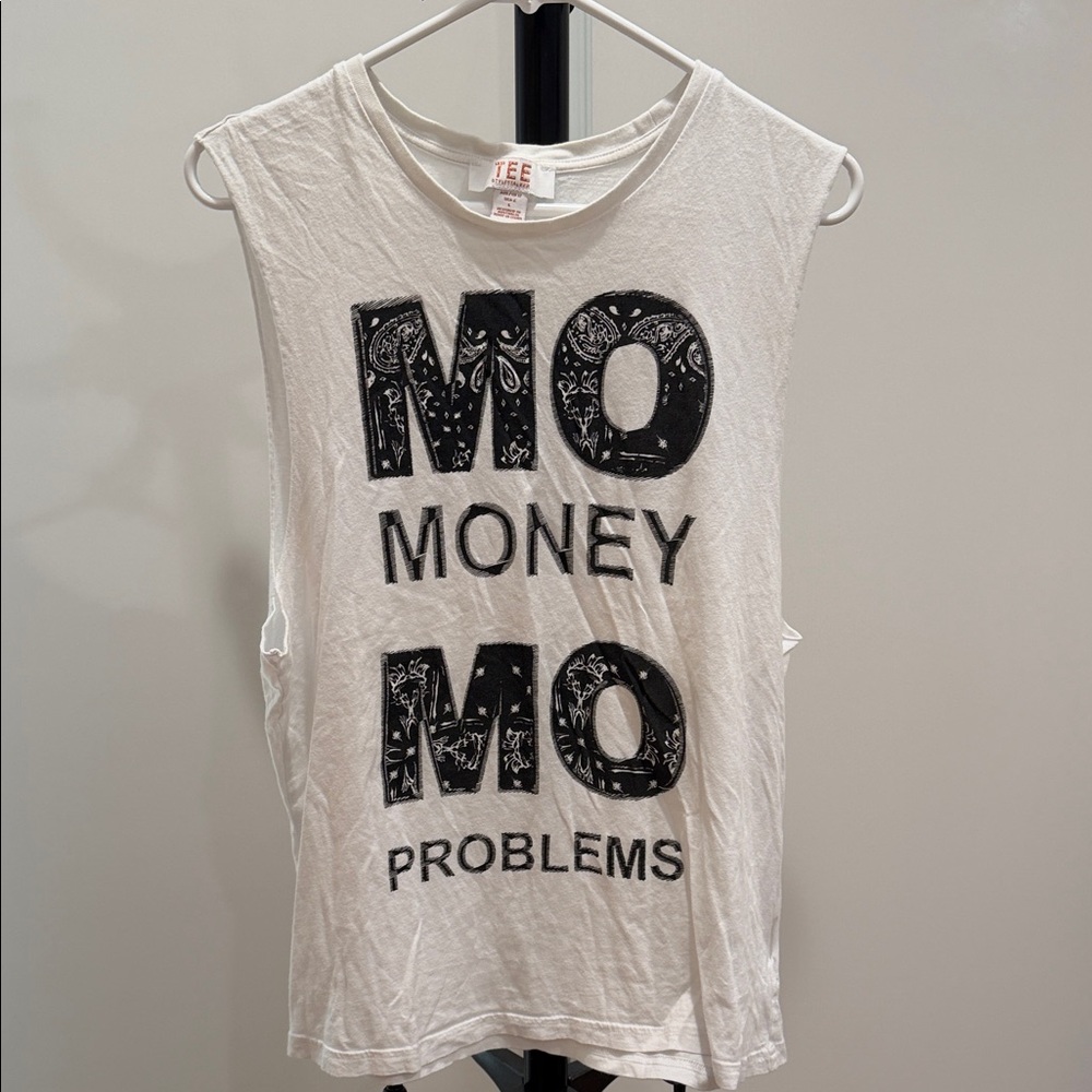 Stylestalker White Graphic Muscle Tee